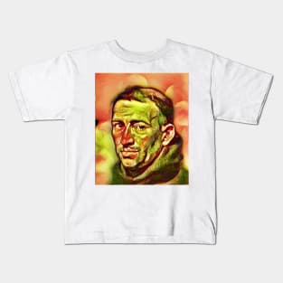 William of Ockham Snow Portrait | William of Ockham Artwork 11 Kids T-Shirt